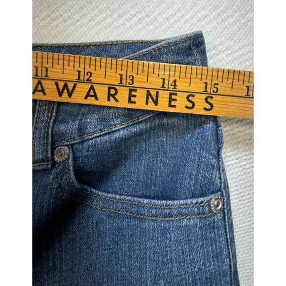 Chicos Platinum Womens Denim Bootcut Jeans Size 1 Reg Cotton/Spandex - Picture 7 of 11